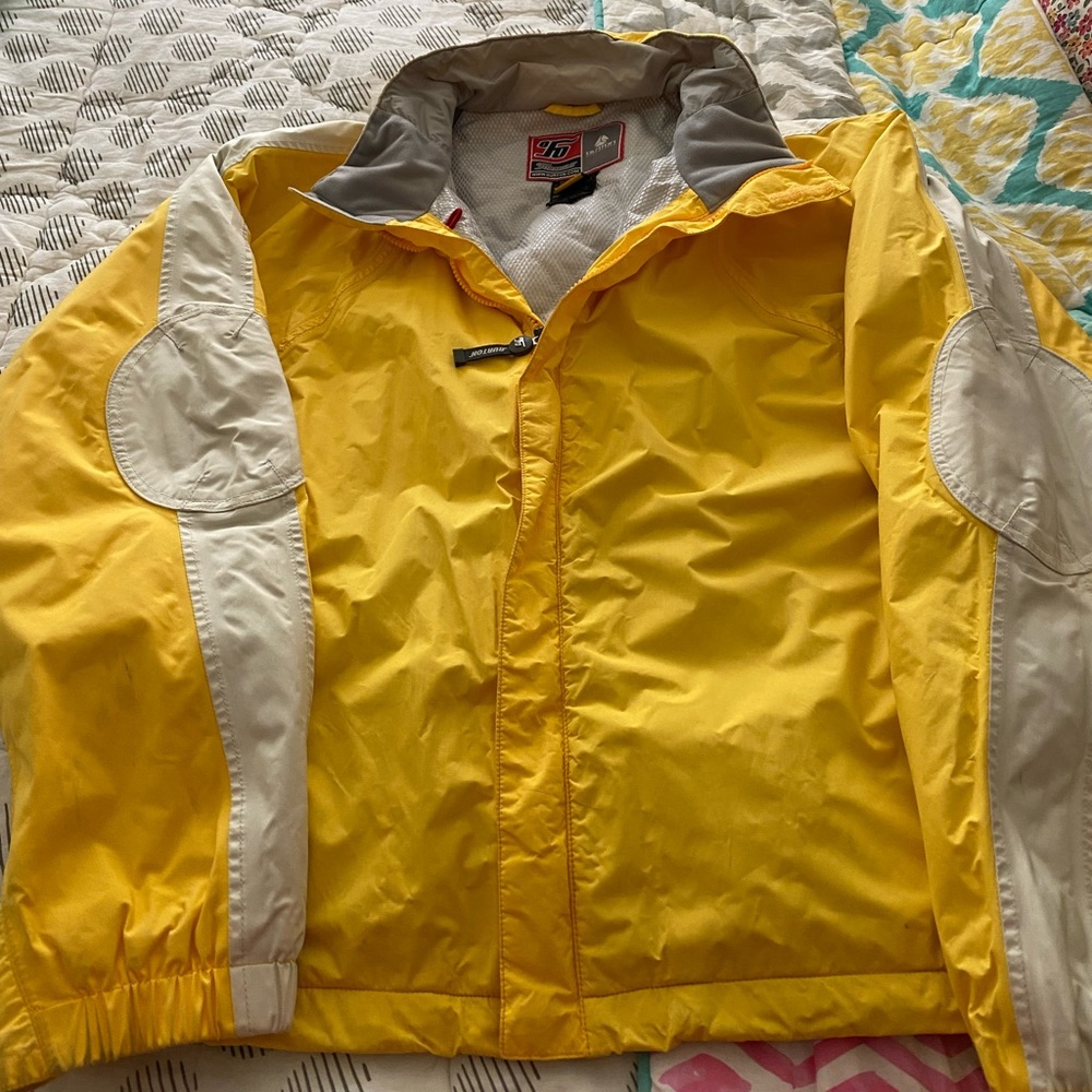 Vintage Burton Womens  Snowboard Jacket Yellow Size Large Preowned Excellent